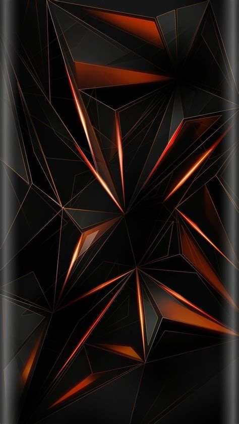 Black Geometric Abstract Wallpaper Hd Wallpaper Für Iphone Iphone
