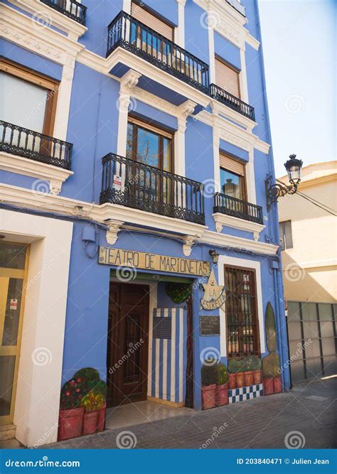 Beautiful Typical Spanish Apartment Facade Editorial Photo Image Of