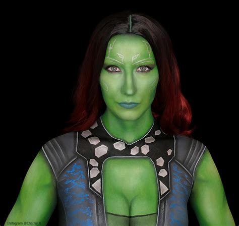I M A Bodypainter And This Week I Turned Myself Into Gamora From
