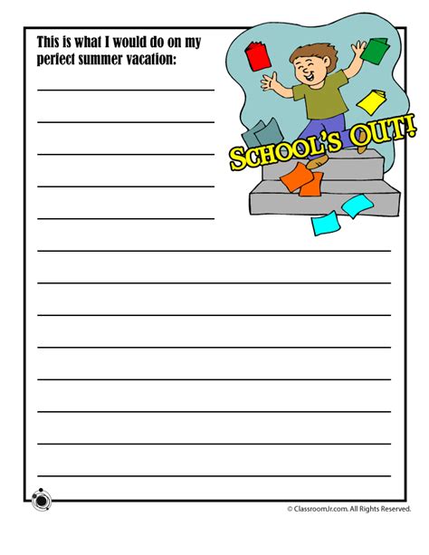 Summer Writing Prompts For Kids
