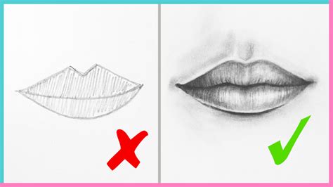 Dos And Donts How To Draw Realistic Lips And The Mouth Step By Step Art