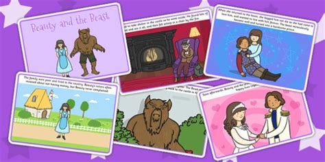 Beauty And The Beast Story Cards Teacher Made