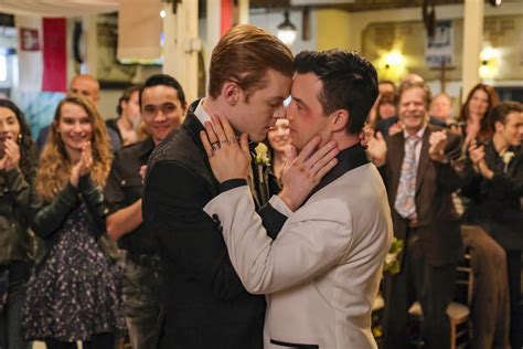See The Pictures From Ian And Mickeys Wedding On Shameless Popsugar Entertainment