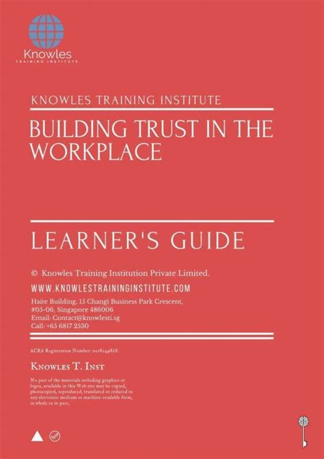 Building Trust In The Workplace Course Hong Kong Building Trust In The