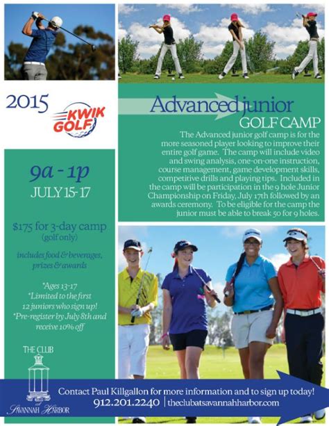 Blog Archive Golf Play Camps The Club At Savannah Harbor