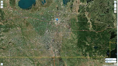 Winnipeg Map And Winnipeg Satellite Image
