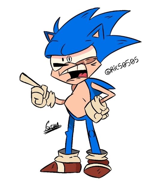 Sonic Angry By Ric50505 On Newgrounds