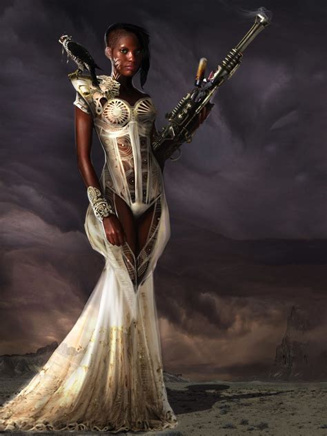 Aristocratic Huntress Phillip Boutte Jr Black Girl Art Warrior