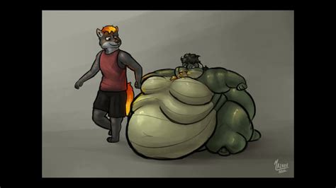 Fat Furs 15 Mazaku Extra Helping Weight Gain Comics Youtube