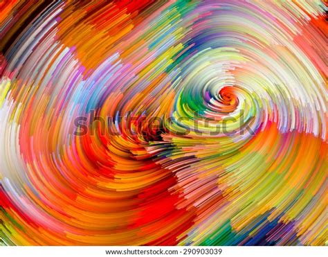Color Swirl Series Backdrop Pattern Swirling Stock Illustration 290903039