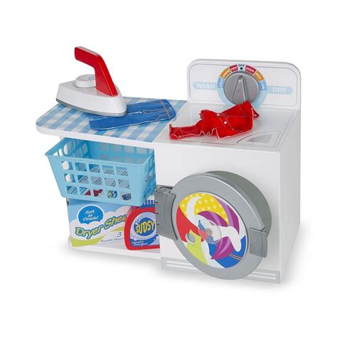 Melissa And Doug Lets Play House Wash Dry And Iron Play Set Multicolor