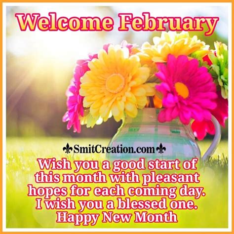 Welcome February Wish Image