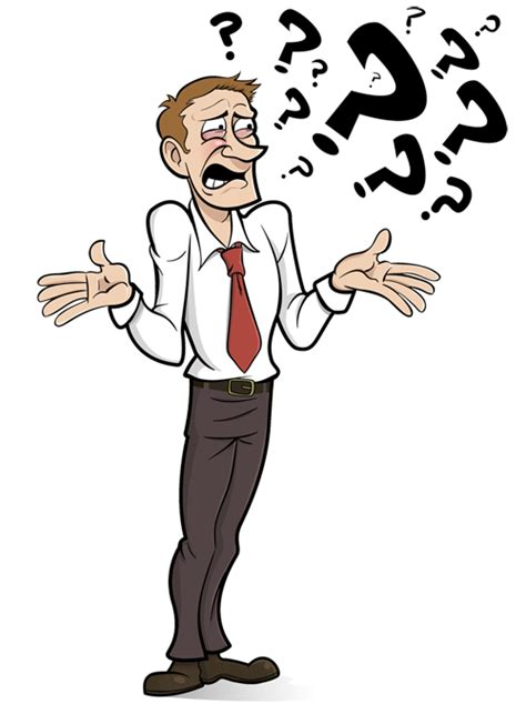 Confused Person Png Animated Confused Man Clipart Png Free Images