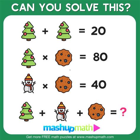 10 Free Christmas Math Activities For Your Kids — Mashup Math