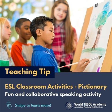 👩‍🏫 Teaching Tip Classroom Activities Pictionary World Tesol Academy