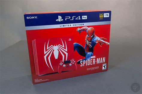 Spider Man Limited Edition Ps4 Pro Bundle Detailed In Unboxing Photos
