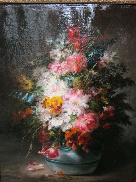 Hubert Bellis 1831 1902 Bouquet Nature Morte Catawiki