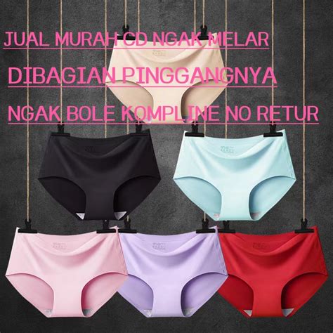 Jual Celana Dalam Wanita Seamless Cewek Pakaian Dalam Lembut Breathable