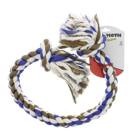 Mammoth Flossy Chews 42 Inch 2 Knot Rope Tug Assorted Colors Shop