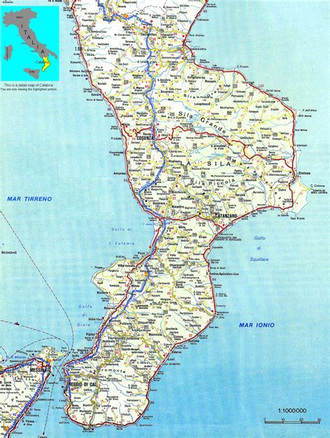Cartina Calabria Mapas De Muestra Para Calabria Gerolamo Maraver