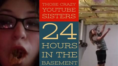 24 Hour Basement Challenge 24 Hours In Our Grandpas Basement Those