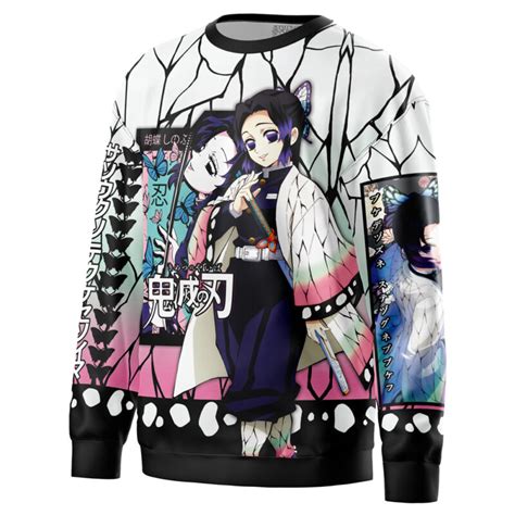 Kocho Shinobu Haori Demon Slayer Streetwear Sweatshirt Anime Ape