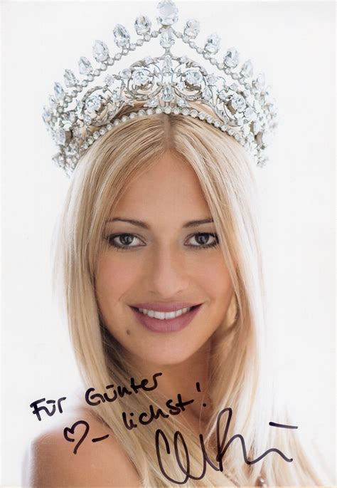 Jrautogramme De Rigozzi Christa Miss Schweiz 2006