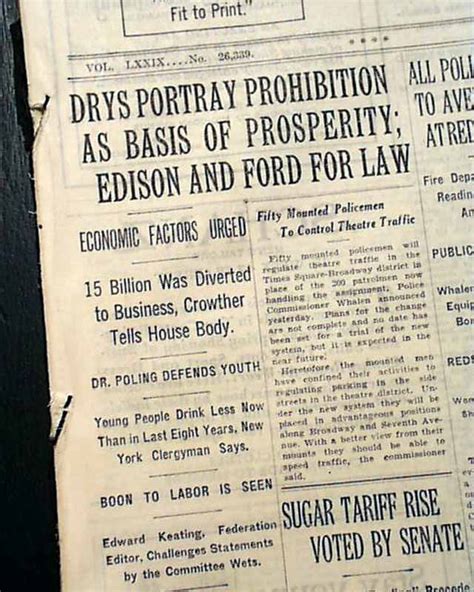 Prohibition 18th Eighteenth Amendment To Be Repealed