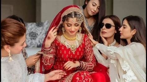 Sajal Ali Wedding Video Sahad Ki Shaadi Youtube