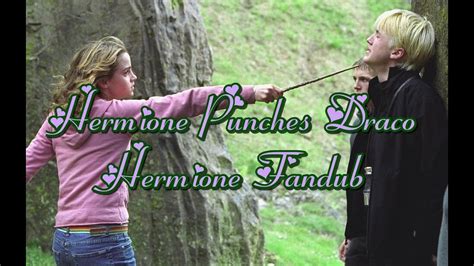 Prisoner Of Azkaban Hermione Punches Draco Hermione Fandub HD P YouTube