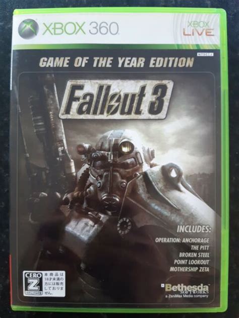Fallout 3 Game Of The Year Edition Japanese Xbox 360 For Sale Online Ebay
