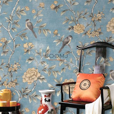Asian Style Wallpaper Oriental Bird Wallpaper P17sa16601 3d Wall