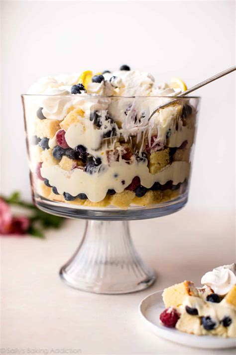 Lemon Berry Trifle Sally S Baking Addiction