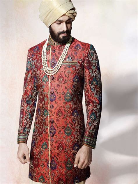 Muslim wedding receptions, in america often include many familiar wedding reception traditions like the cake cutting, first dance, speeches, parent dances, and more. Wedding Outfit Male Mens Fashion | Sherwani for men ...