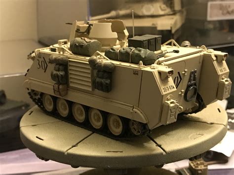 M113a2 Apc Desert Storm Support Plastic Model Military Vehicle Kit