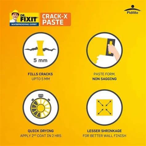 White Crystal Liquid Dr Fixit Crack X Paste At Best Price In Gurgaon Id