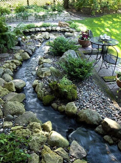 Backyard Garden Stream Water How To Build A Tranquil Stream At Backyard