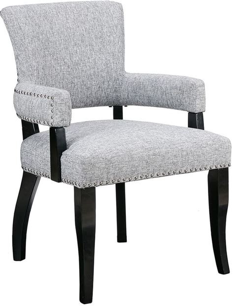Olliix By Madison Park Grey Dawson Arm Dining Chair Big Sandy