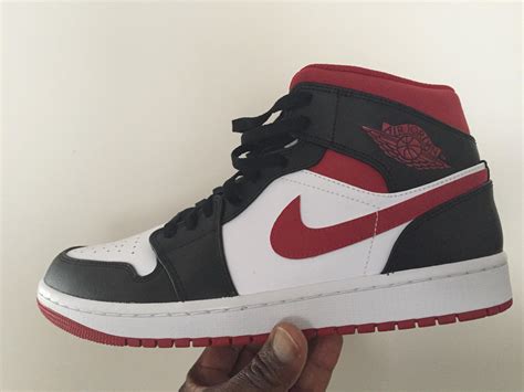 quick look at the air jordan 1 mid gym red black 554724 122 and buy it now