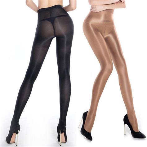 Women 70d Durable Super Elastic Stockings Shiny Magical Tights Shaping