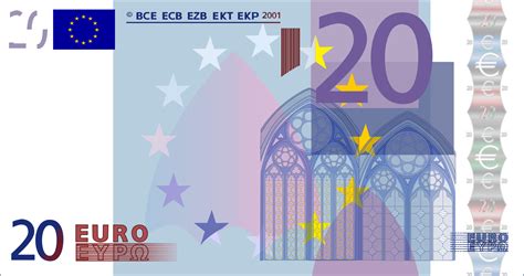 Clipart 20 Euro Note