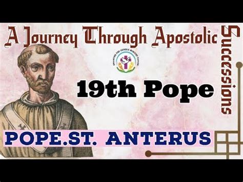 Anterus Th A Journey Through Apostolic Successions Youtube