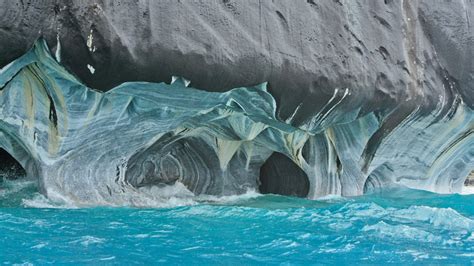 1366x768 Marble Caves Chile Chico Chile Caves 1366x768 Resolution