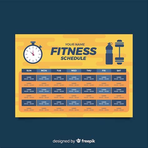 Calendar Fitness Vectors Photos And Psd Files Free Download