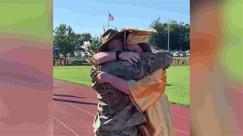 Soldier Stops His Sister In Her Tracks On Her Graduation Day