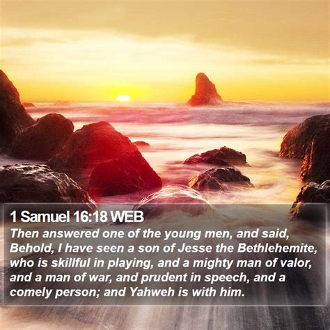 1 Samuel 1618 Web Then Answered One Of The Young Men And Said