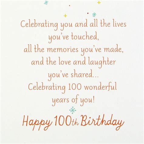 100th Birthday Card Card Design Template