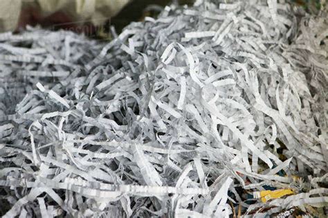 Shredded Paper Close Up Stock Photo Dissolve