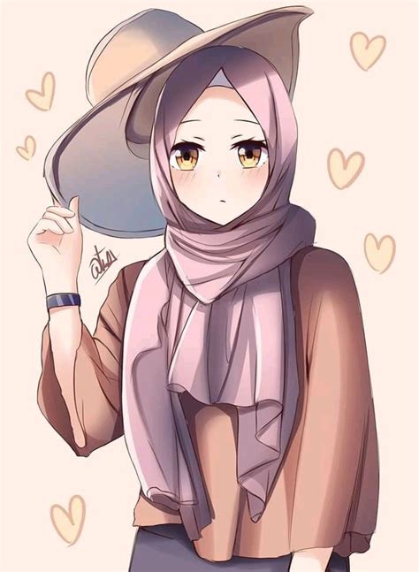 Anime Toon Kawaii Anime Islamic Cartoon Comic Art Girls Digital Art