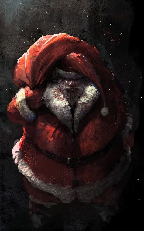 The 30 Most Badass Pieces Of Santa Claus Fan Art Christmas Artwork